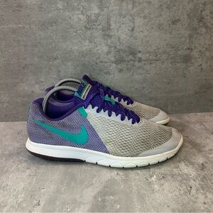 Nike Flex Experience RN 5 Running Shoes 844729-500 Womens sz 7 - grey/purple